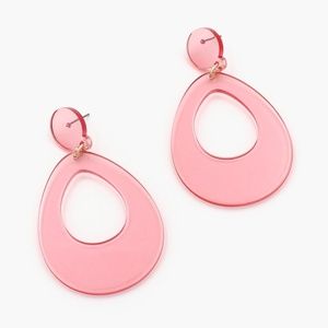 Transparent Acrylic Dangle Earrings